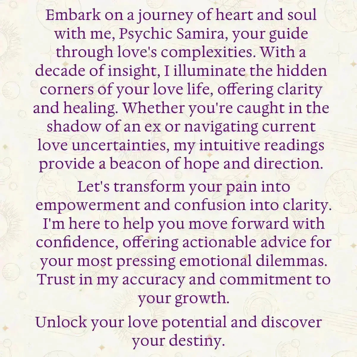Full Psychic Reading by Samira thumbnail-image-6