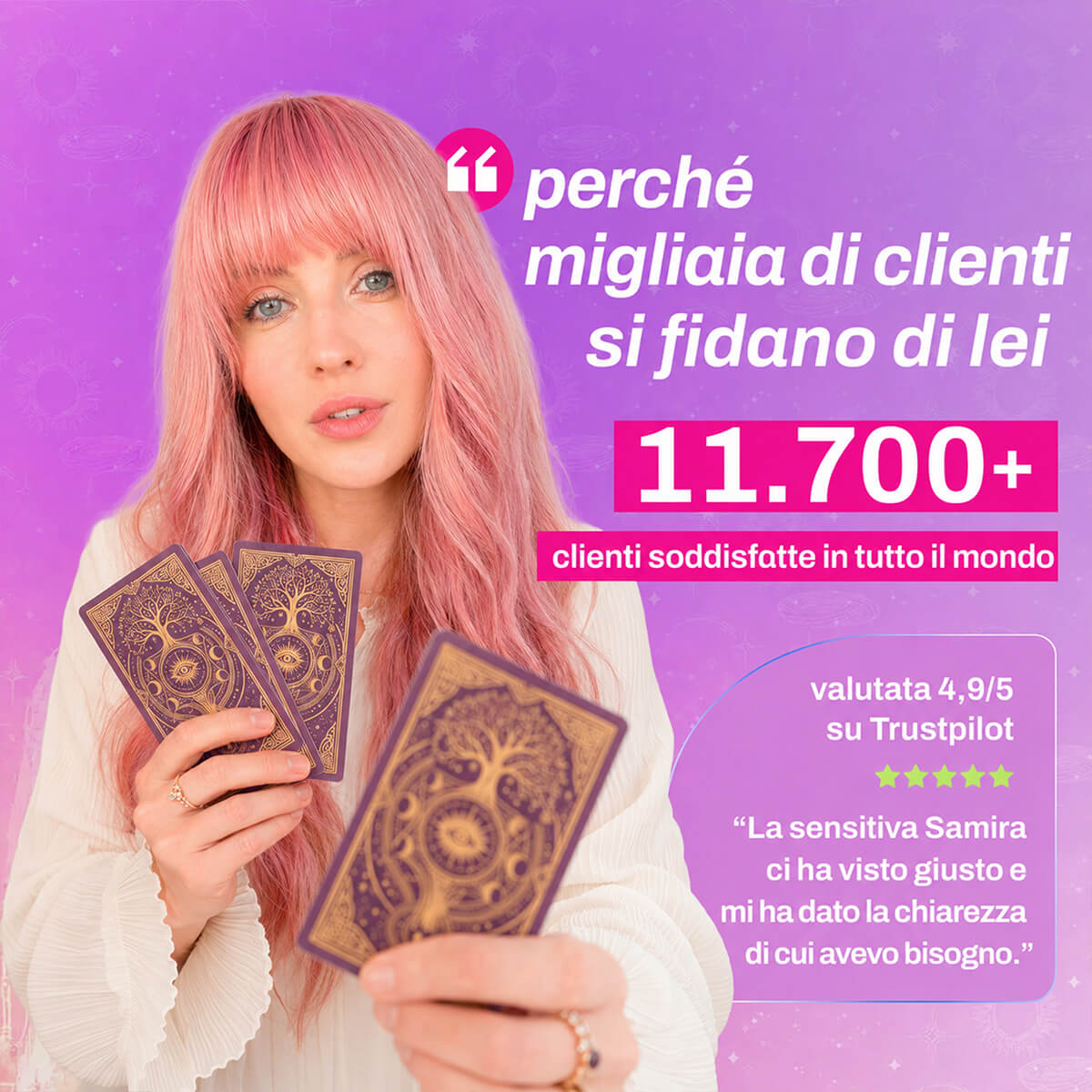 Lettura Psichica Completa con Samira (Offerta speciale valida solo fino a domani) thumbnail-image-2